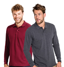 Men's Long Sleeve Polo Shirts