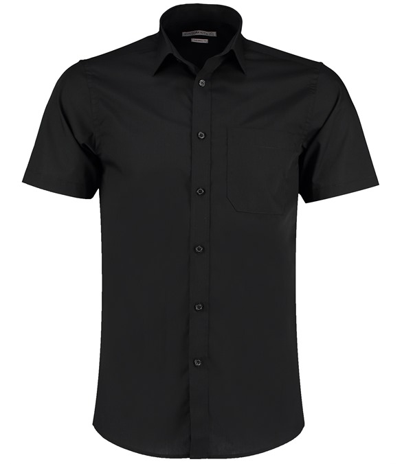 Poplin shirt short-sleeved (tailored fit)