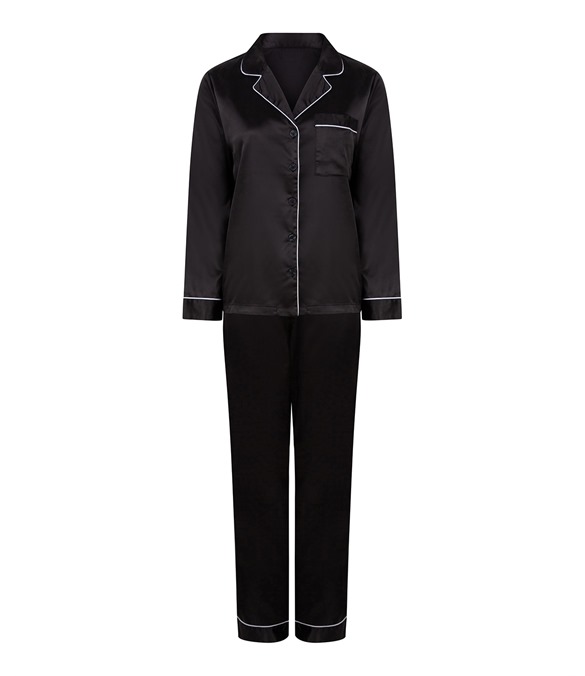 Women&#39;s satin long pyjamas