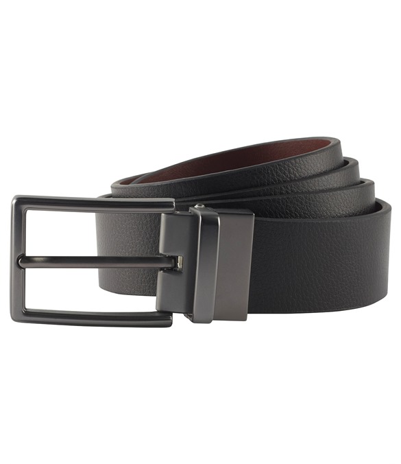 Men&#39;s two-way leather belt