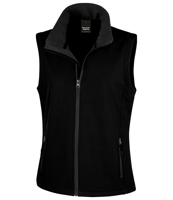 Women&#39;s printable softshell bodywarmer