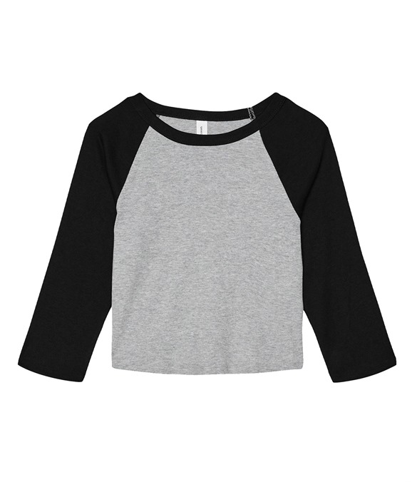 Women?s micro rib 3/4 raglan baby t-shirt