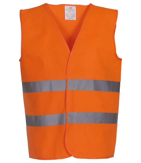 Hi-vis 2-band waistcoat (HVW102)