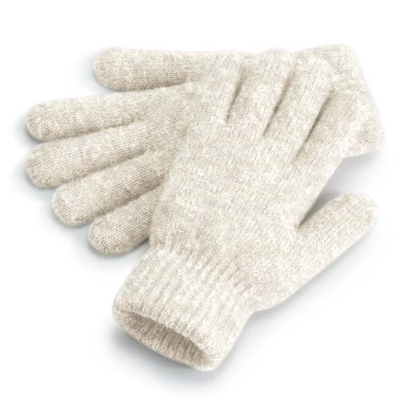 Cosy ribbed-cuff gloves
