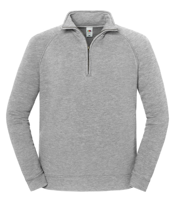 Iconic premium zip-neck sweat