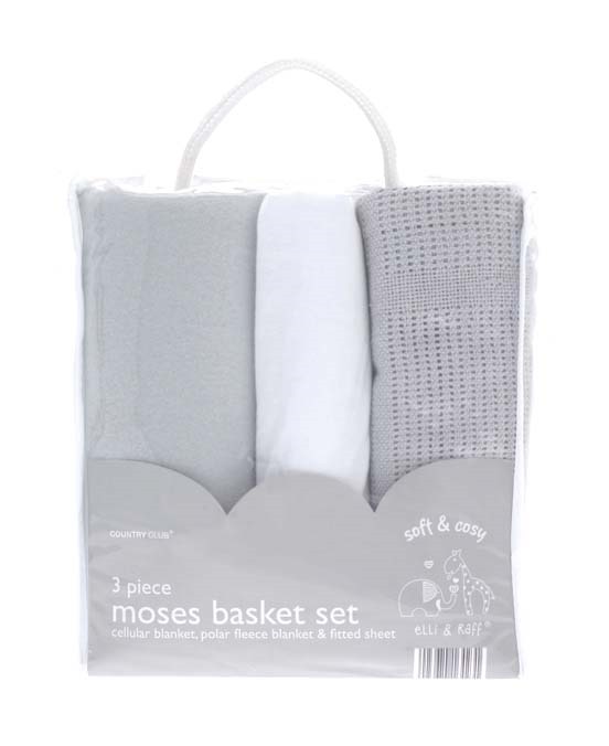 Baby Moses basket set (3-piece)