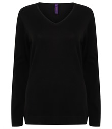 Women's 12 gauge v-neck jumper
