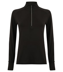 Women's long-sleeved ? zip top