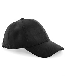 Faux suede 6-panel cap