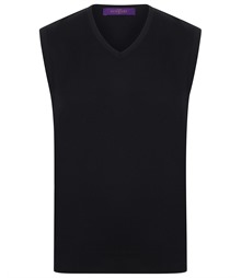 Sleeveless v-neck jumper