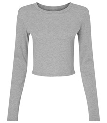 Women?s micro rib long sleeve baby t-shirt