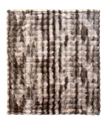 Luxury faux fur heated throw (127 x 152cm)