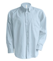 Men's long-sleeved Oxford shirt