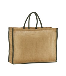 Natural starched jute market shopper