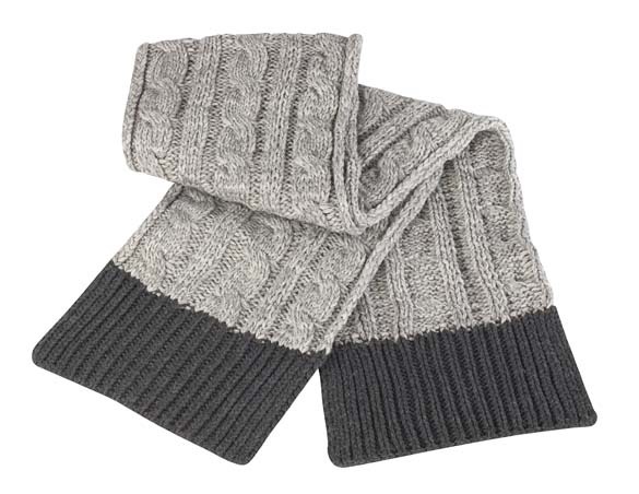 Shades of grey scarf