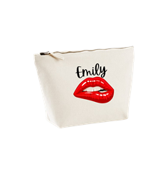 Personalised Make-up bag - Lips